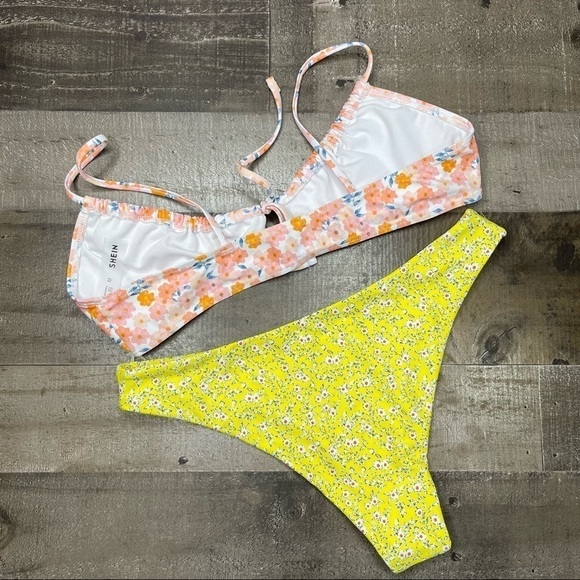 SHEIN Swim Bikini Bundle Set size Medium - Picture 4 of 9